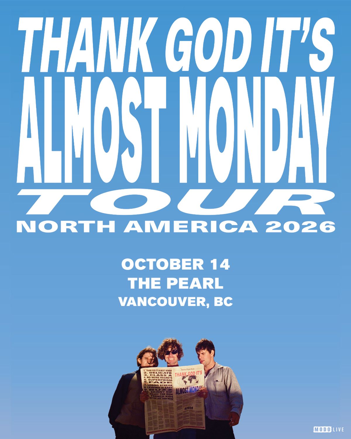 Almost Monday live