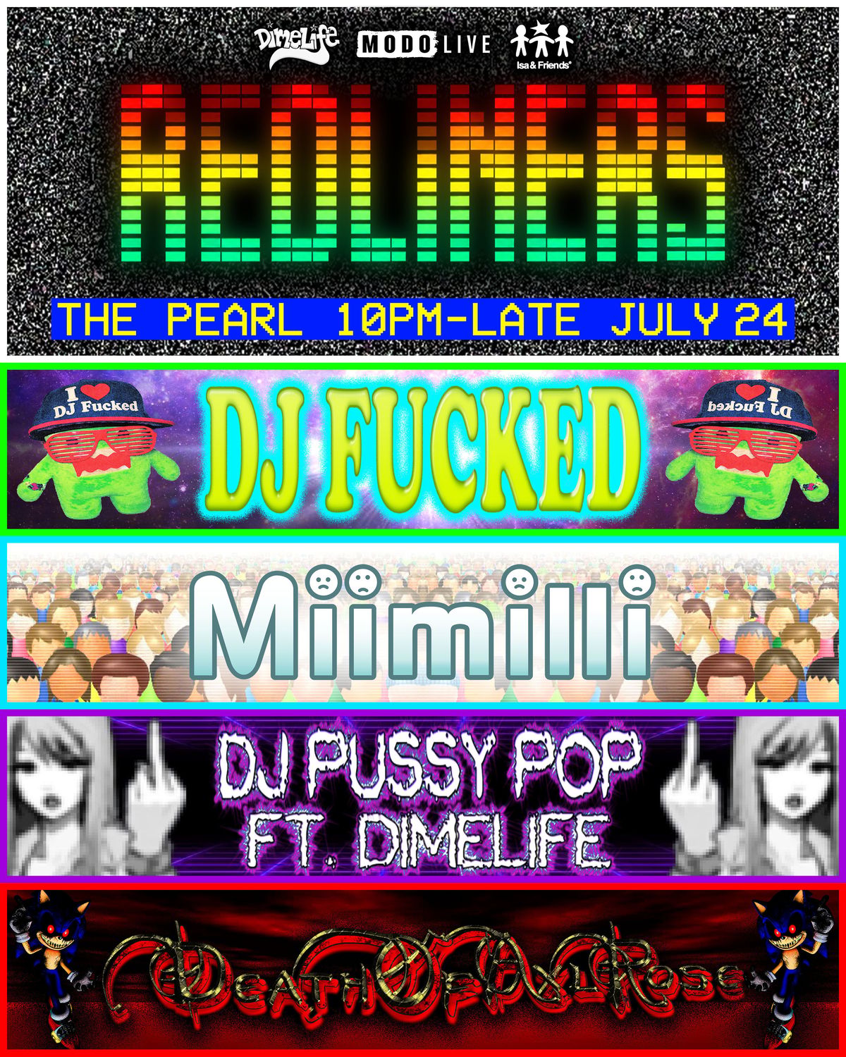 Redliners live