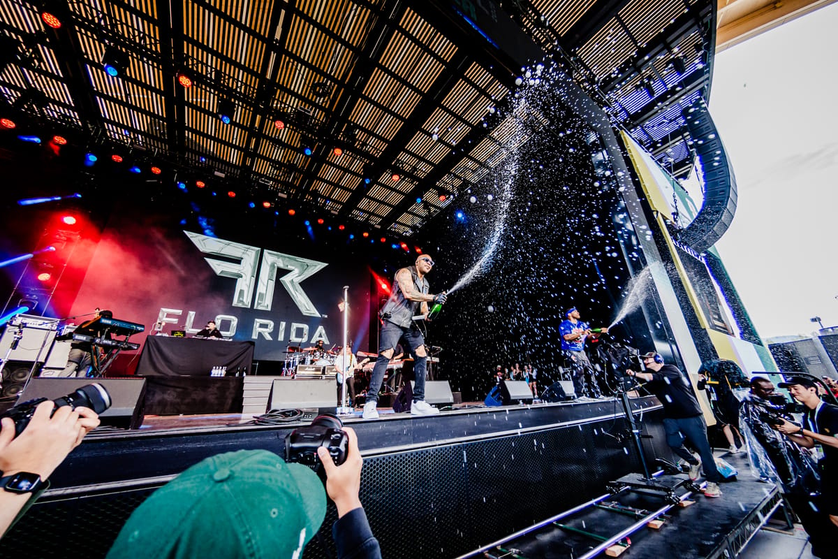 Flo Rida live at Freedom Mobile Arch, Vancouver - concert photography