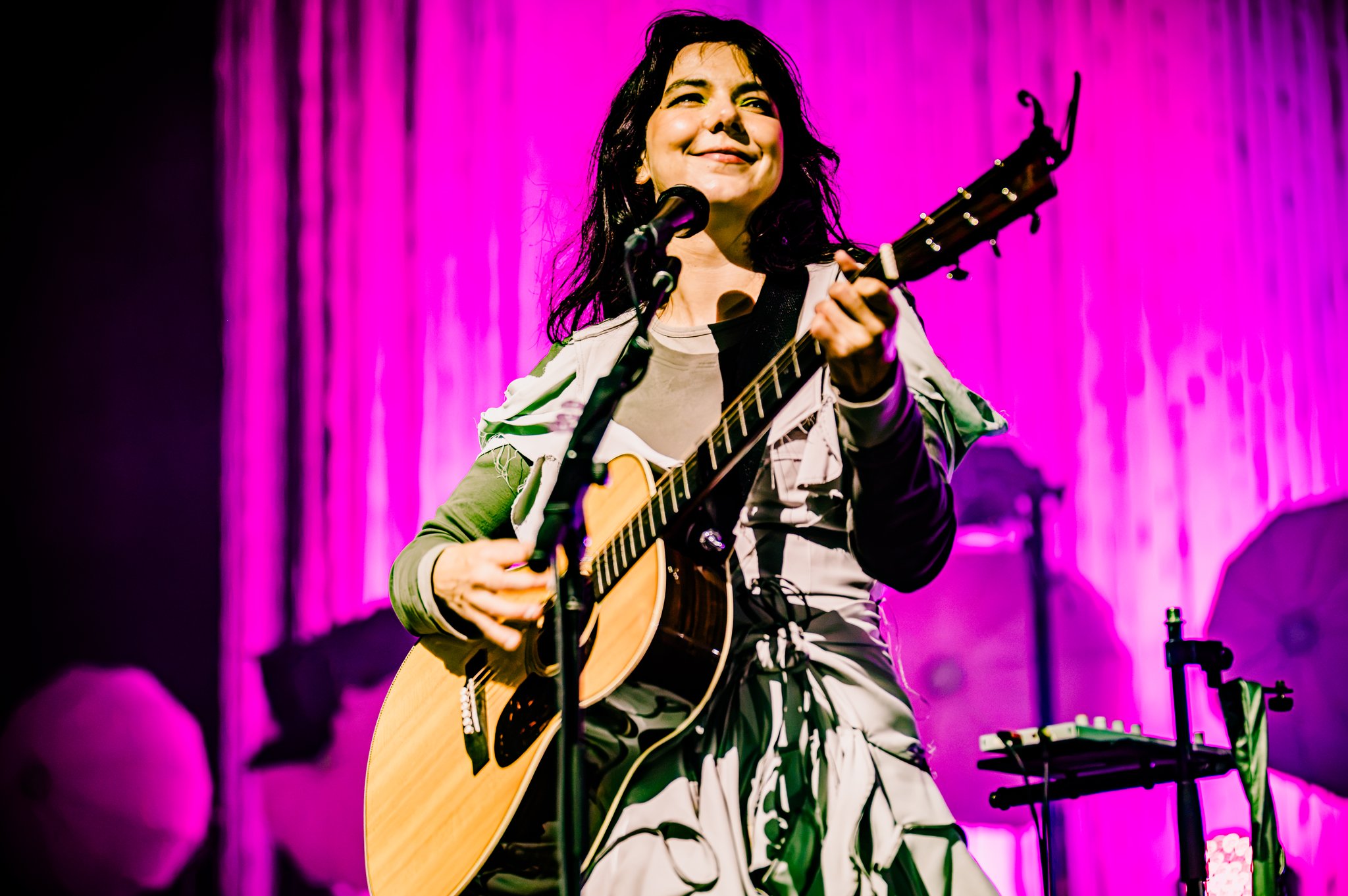 Of Monsters And Men performing at Queen Elizabeth Theatre, Vancouver, BC - concert photography by Michael Caswell