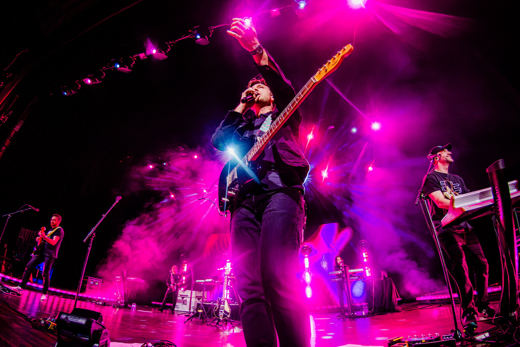 The Midnight performing at Queen Elizabeth Theatre, Vancouver, BC - concert photography by Michael Caswell