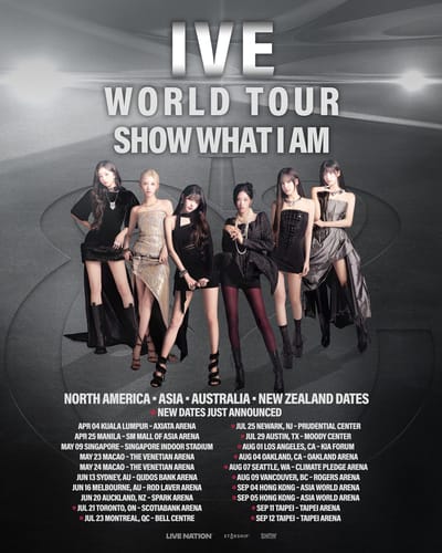 K-Pop Superstars IVE Announce World Tour With Vancouver Stop At Rogers Arena