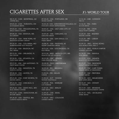 Cigarettes After Sex Announce World Arena Tour