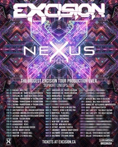 Excision Announces Nexus Tour Promises To Be The “Biggest Excision Tour Production Ever”