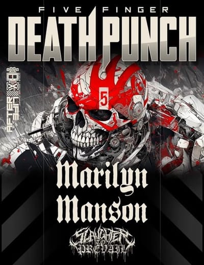 Five Finger Death Punch Announce Headlining US Tour With Marilyn Manson And Slaughter To Prevail