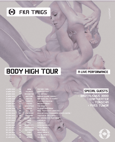 FKA Twigs Announces The Body High Tour