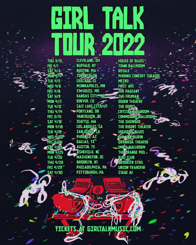Girl Talk Expands First North American Tour In Nine Years