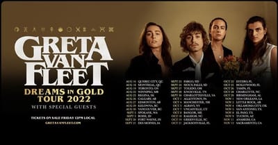 Greta Van Fleet Announce Fall 2022 Arena Tour Dates