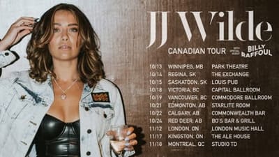 JUNO Award Winning Rocker JJ Wilde Announces First Canadian Headline Tour