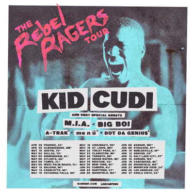 Kid Cudi Returns In 2026 With ‘The Rebel Ragers Tour’