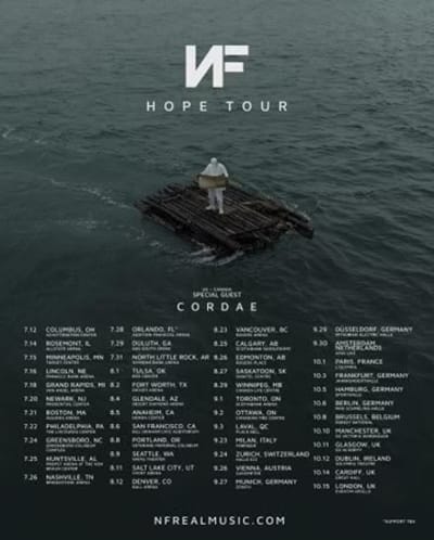 NF Announces ‘HOPE TOUR’
