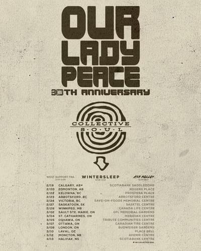 Our Lady Peace Announce 30th Anniversary Tour With Collective Soul