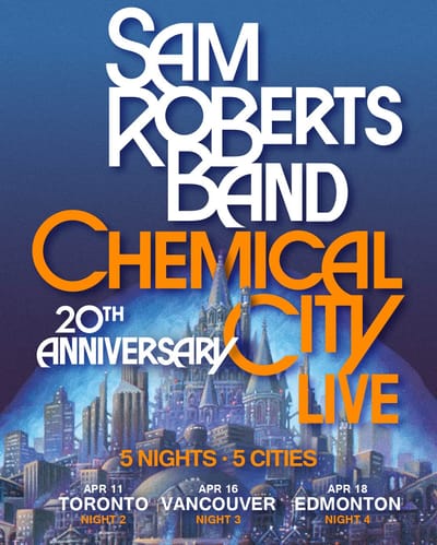 Sam Roberts Band Announces Limited Five-Night Run
