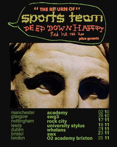 Sports Team Shares Song, Video And UK Tour Dates