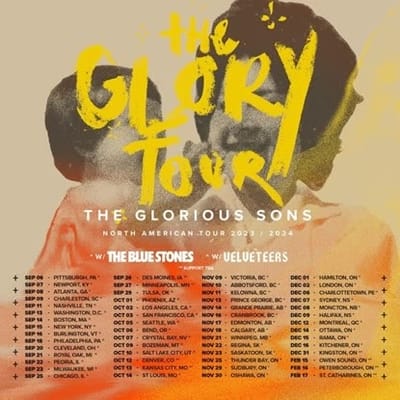 The Glorious Sons Announce 2023/2024 North American Tour