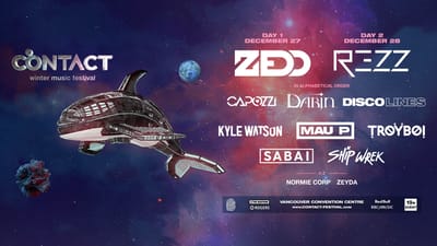 Zedd And Rezz To Headline Contact Winter Music Festival 2023