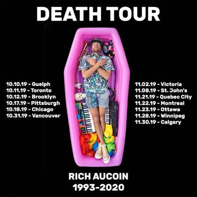 Rich Aucoin Announces Death Tour