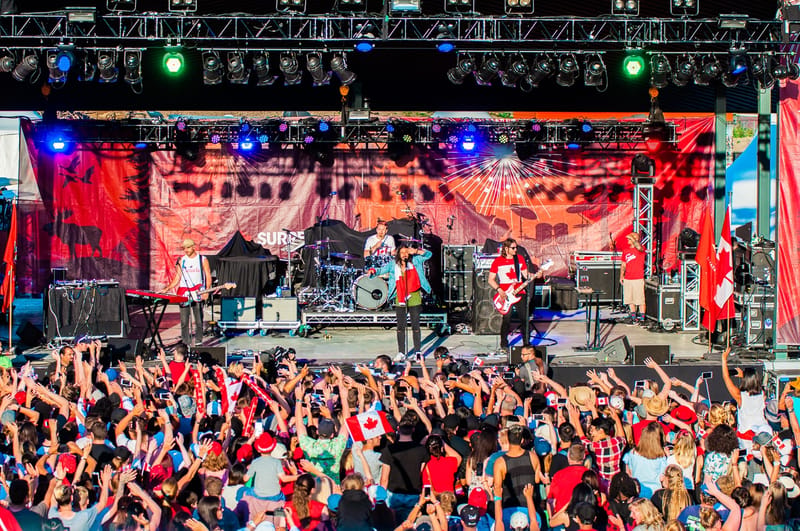 MAGIC! live at Canada Day 150, Vancouver - concert photography
