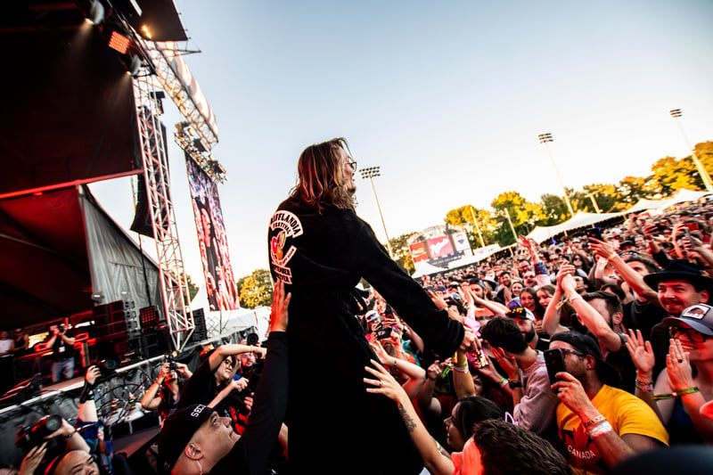 Marc Rebillet live at Rifflandia, Vancouver, 2023-09-15 - concert photo 9 of 15