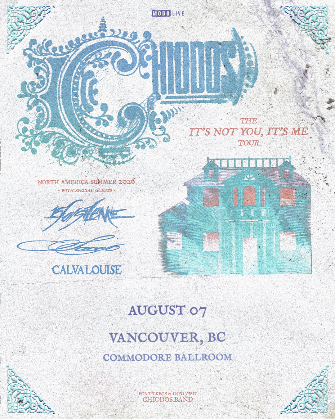 CHIODOS: IT'S NOT YOU, IT'S ME TOUR