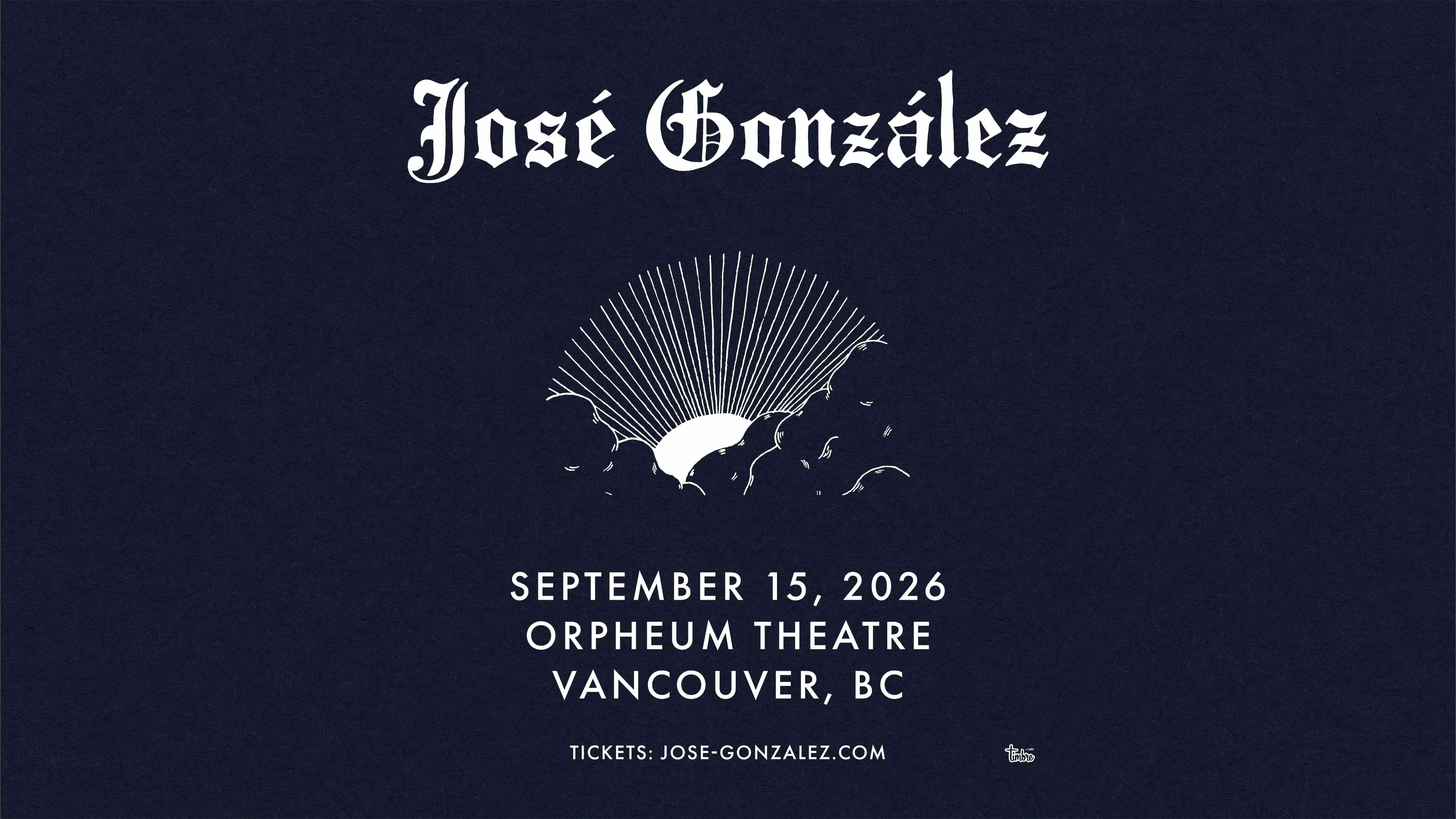 Jose Gonzalez - Against The Dying Of The Light Tour