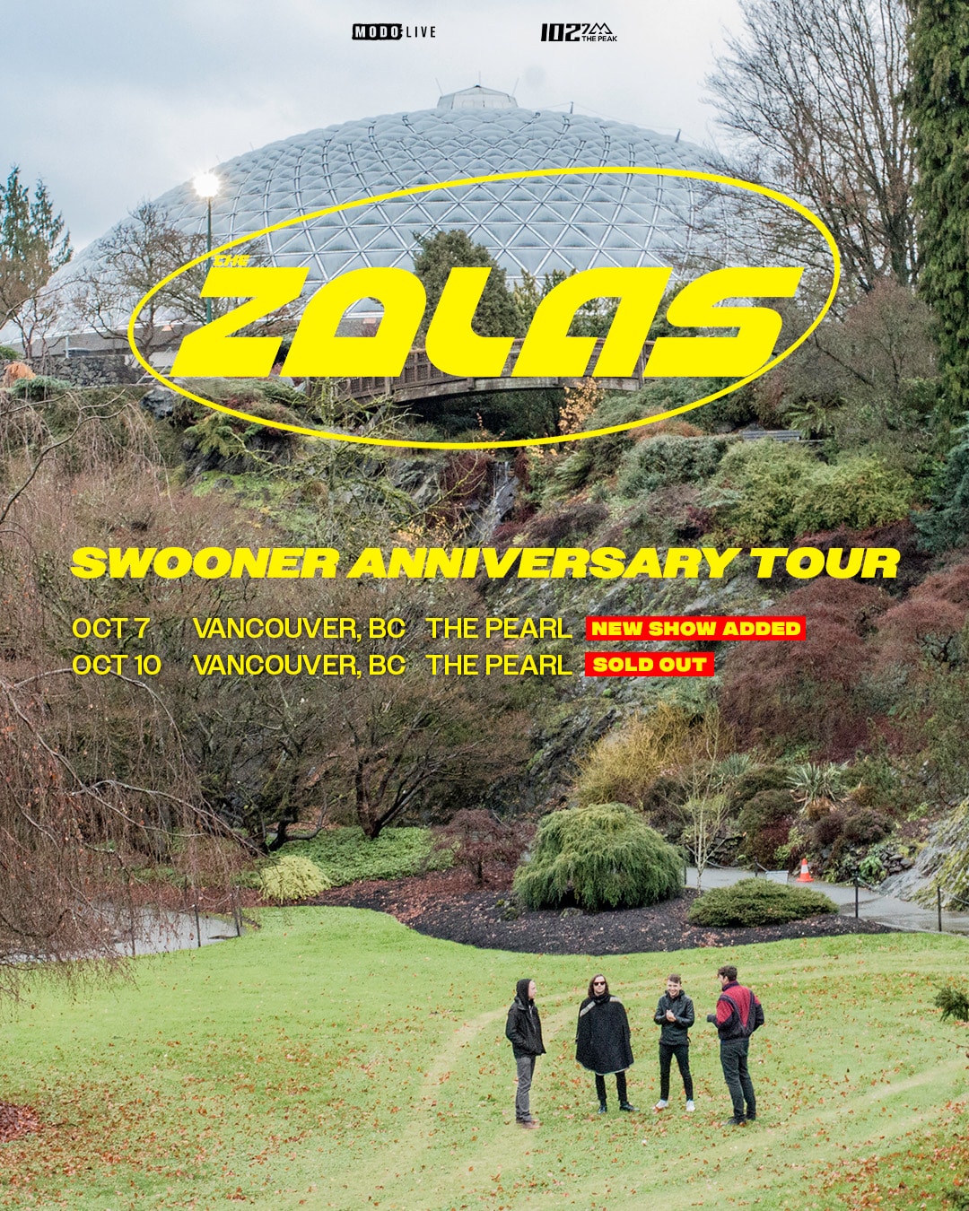 THE ZOLAS Swooner Anniversary Tour with Special Guests