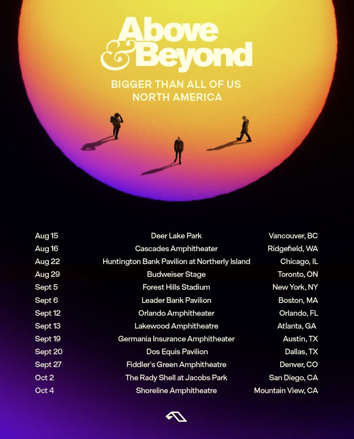 Above & Beyond Announce North American Summer Amphitheater Tour In Celebration of New Album ‘Bigger Than All Of Us’