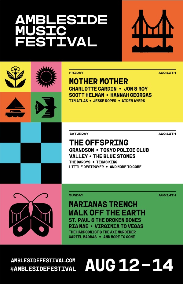Ambleside Music Festival Launches This Summer Featuring The Offspring, Mother Mother & More!