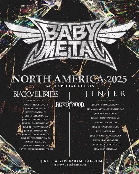 BABYMETAL Announce 2025 North American Tour