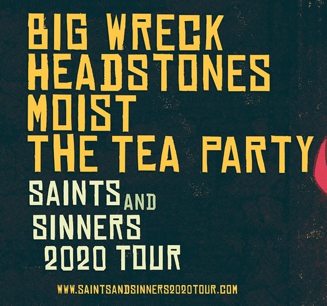 Canadian Rock Supergroups Big Wreck, Headstones, Moist and The Tea Party Team Up For Saints And Sinners Tour This Summer