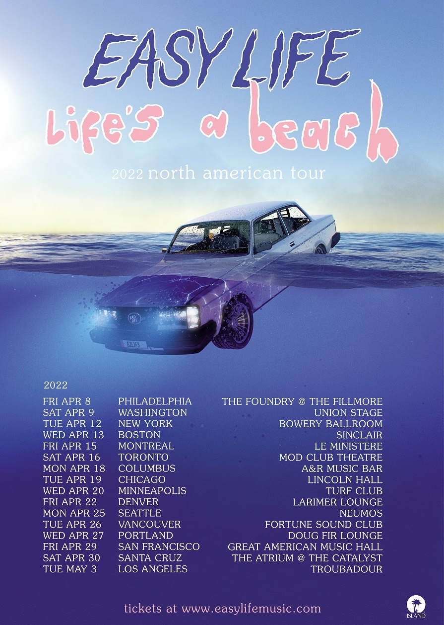 Easy Life Announce 2022 North American Tour Dates