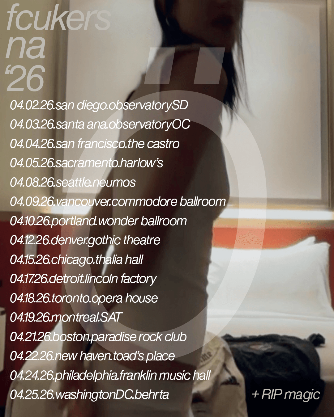 Fcukers Announce Headline Tour Dates Across North America