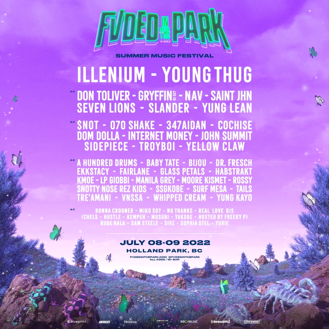 FVDED In The Park 2022 Lineup Announced