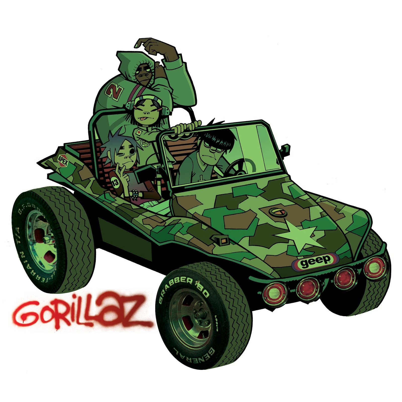 Gorillaz Turnz 20 Today!