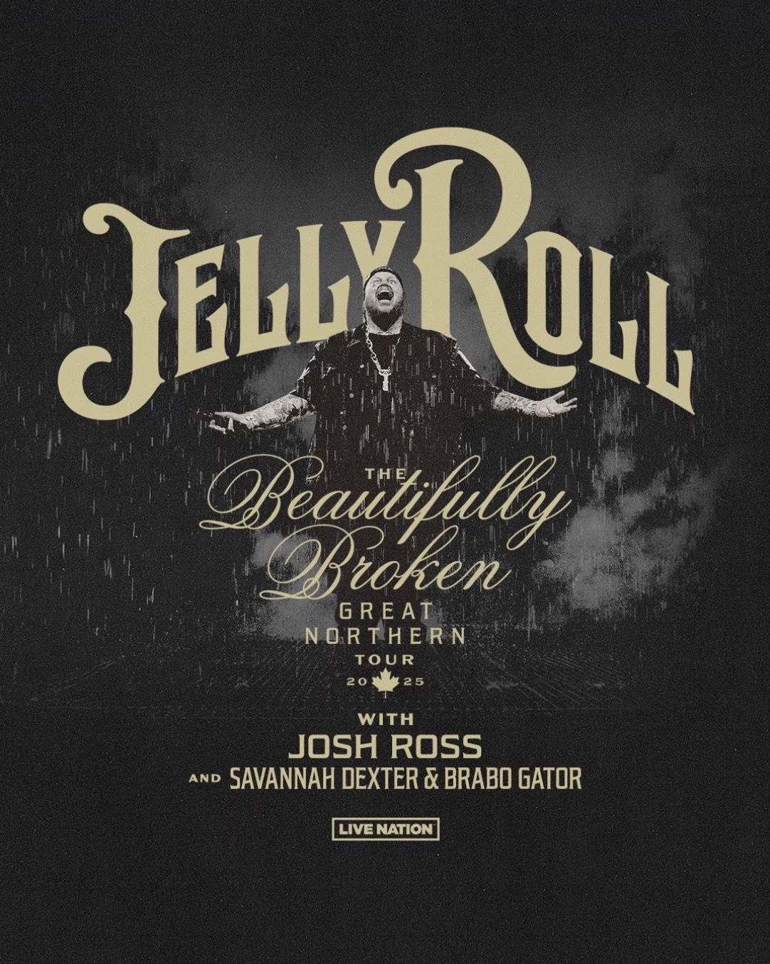 Jelly Roll Unveils First International Headlining Tour – The Beautifully Broken Great Northern Tour – Hitting Canada In Spring