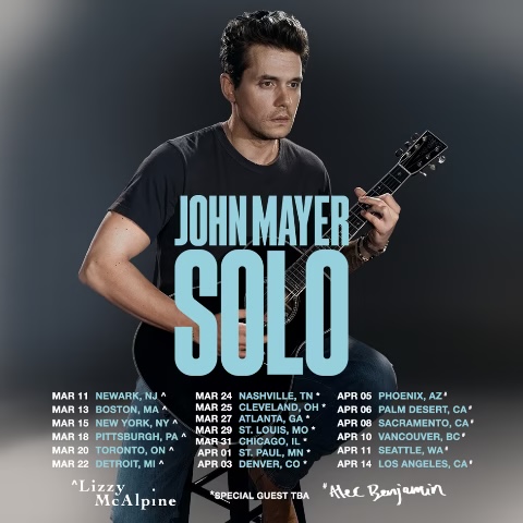 John Mayer Announces North American Spring 2023 Tour