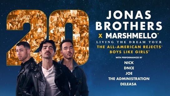 Jonas Brothers Announce Details For “JONAS20: Living The Dream” Tour Celebrating Their 20-Year Career In Stadiums & Arenas Across North America