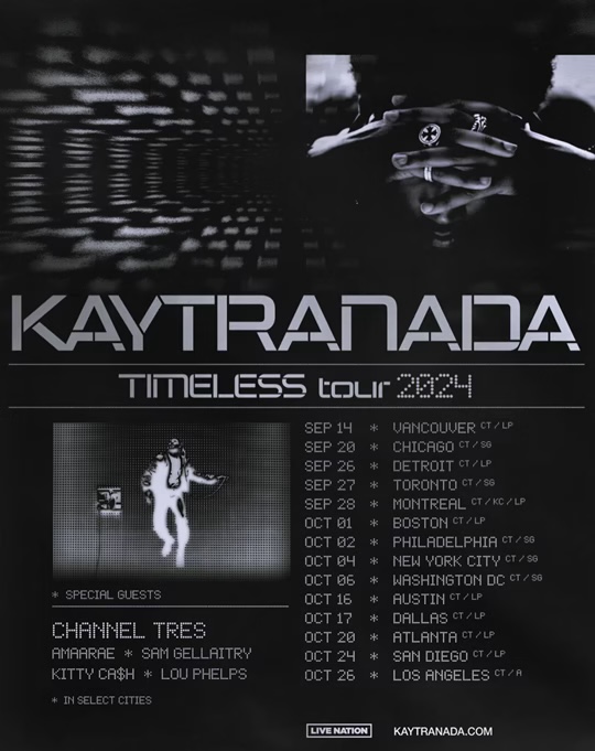Kaytranada Announces Timeless North American Tour