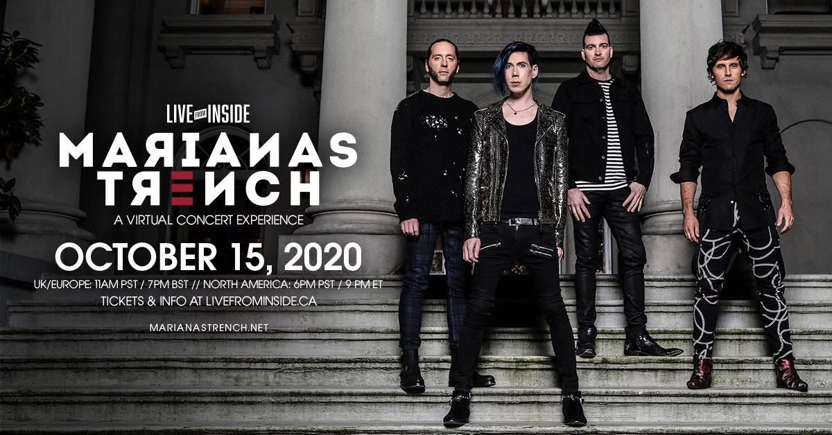 Marianas Trench Added to “Live From Inside” Streaming Sessions