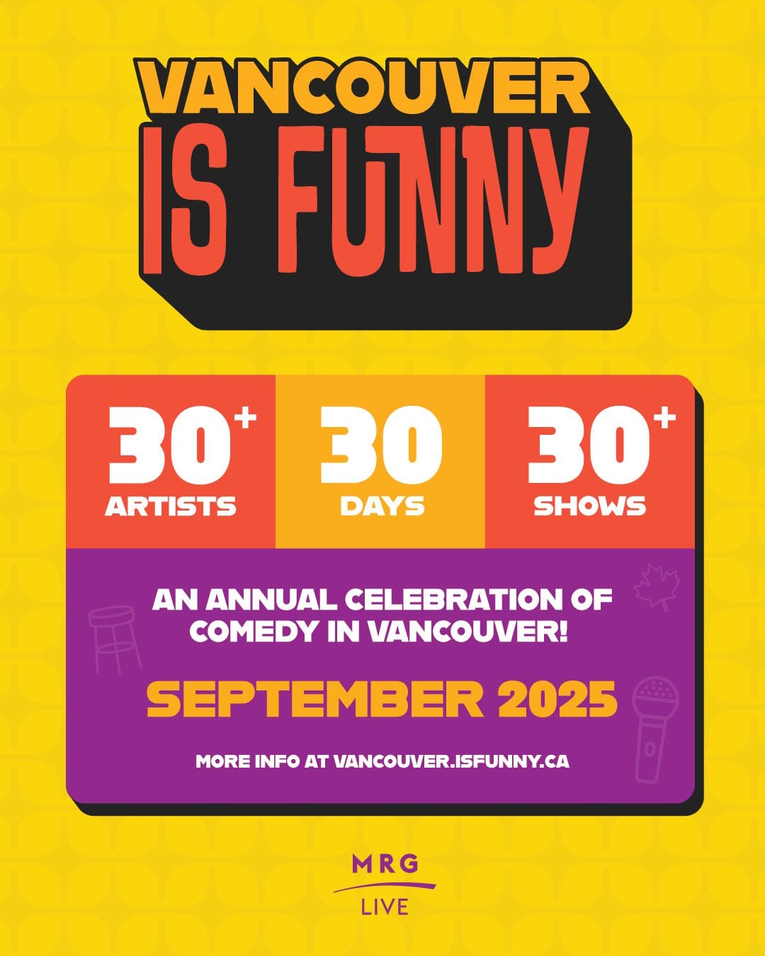 New Month-Long Comedy Festival “Vancouver Is Funny” Launches This September