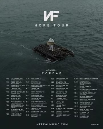 NF Announces ‘HOPE TOUR’