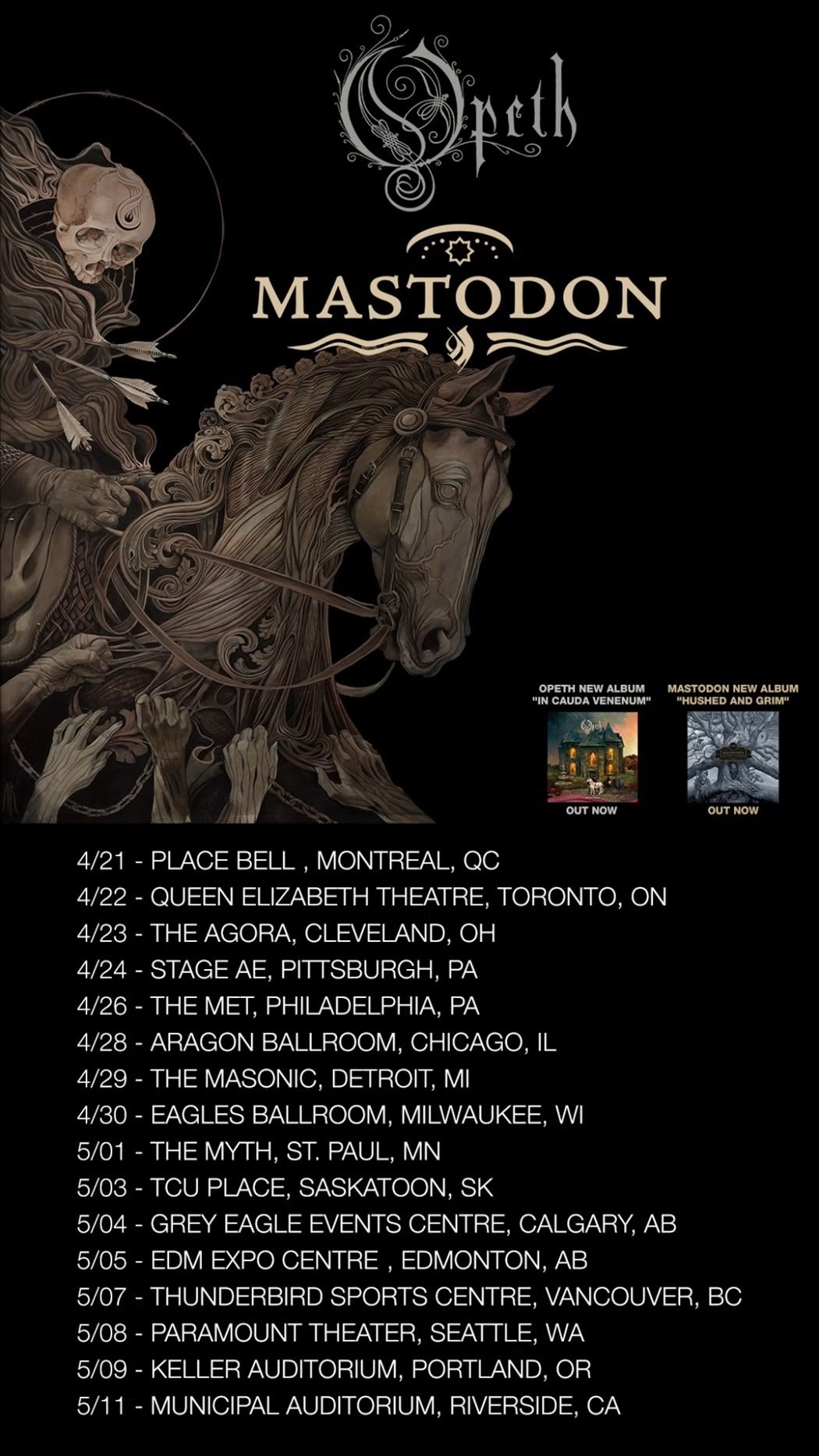 Opeth Confirms North American Spring Tour With Mastodon