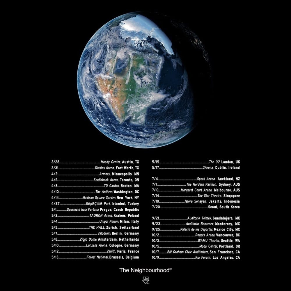 The Neighbourhood Announce Global The Wourld Tour Kicking Off In 2026