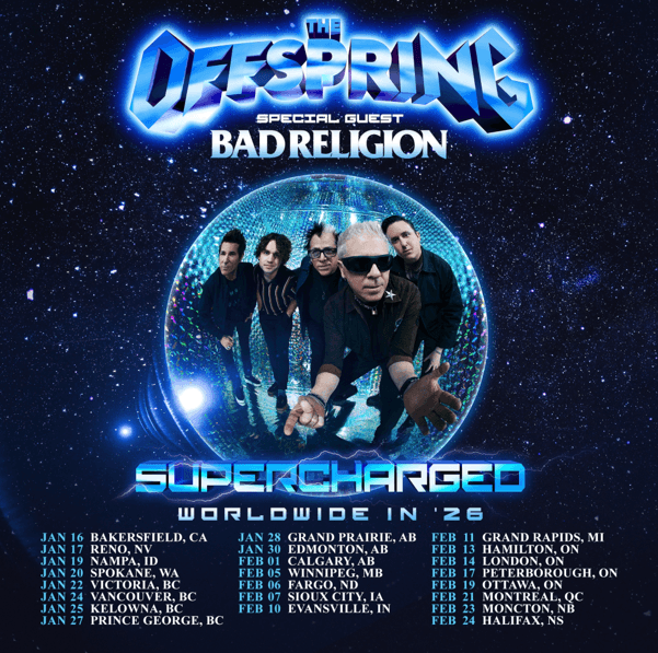 The Offspring Announce Supercharged Worldwide In ‘26 North America Tour