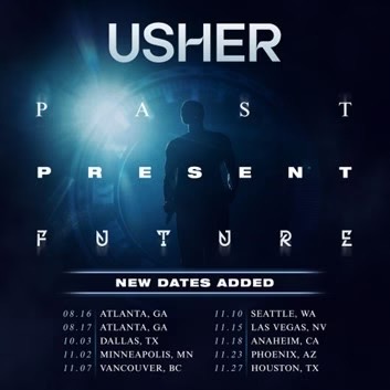 Usher Extends Highly Anticipated North American Tour To More Cities And Adds Multiple Second Shows