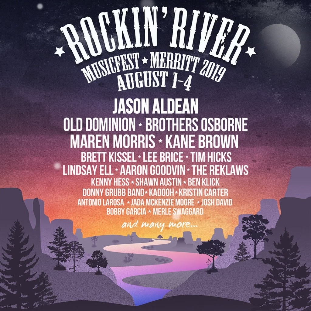 Rockin’ River Music Fest Announces 2019 Artist Lineup