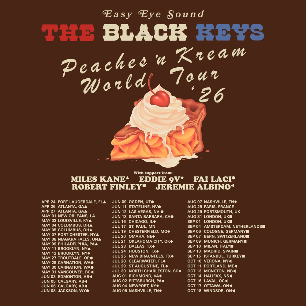 The Black Keys Set To Bring Peaches ‘N Kream World Tour To Rogers Arena This Spring