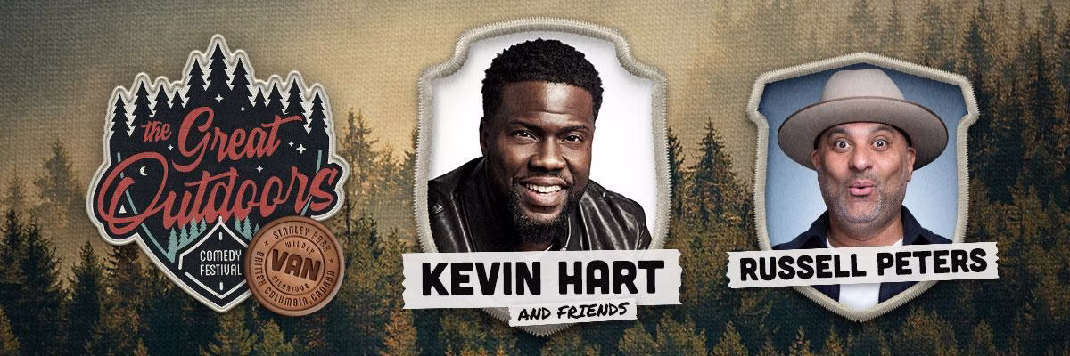 Kevin Hart & Russell Peters to Headline Vancouver’s Inaugural Great Outdoors Comedy Festival
