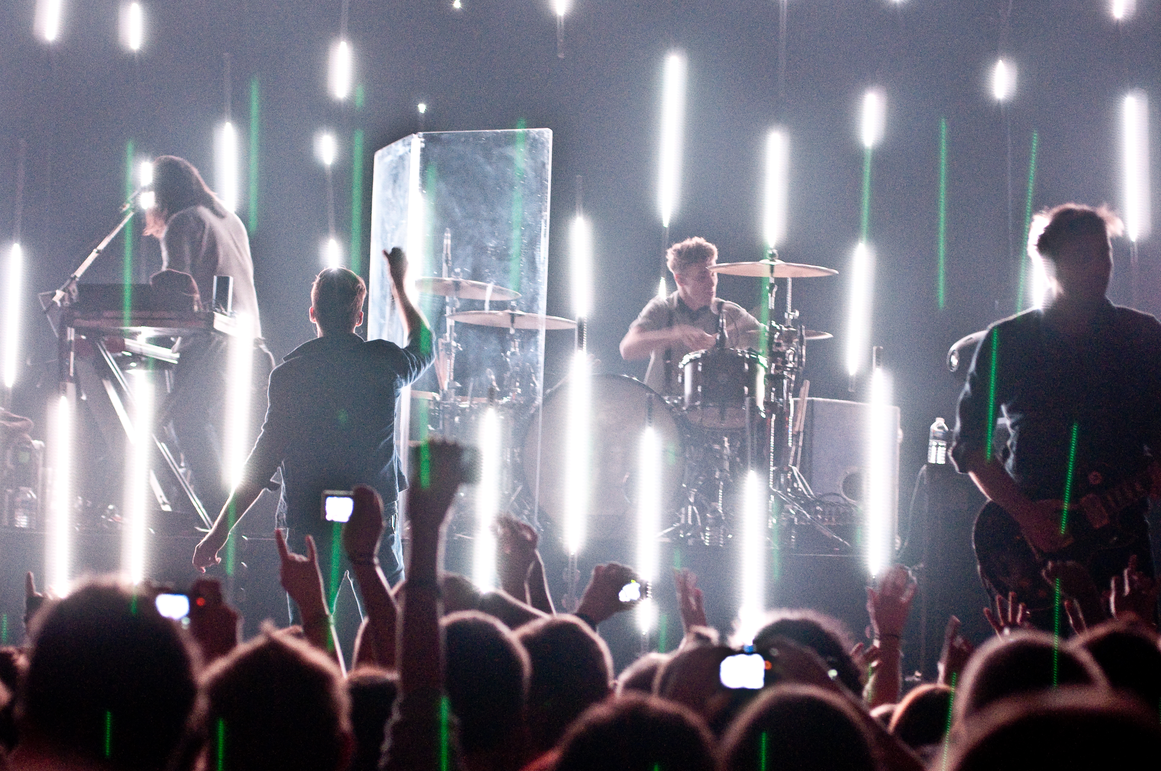 Anberlin performing at Vogue Theatre, Vancouver - concert photography by Michael Caswell