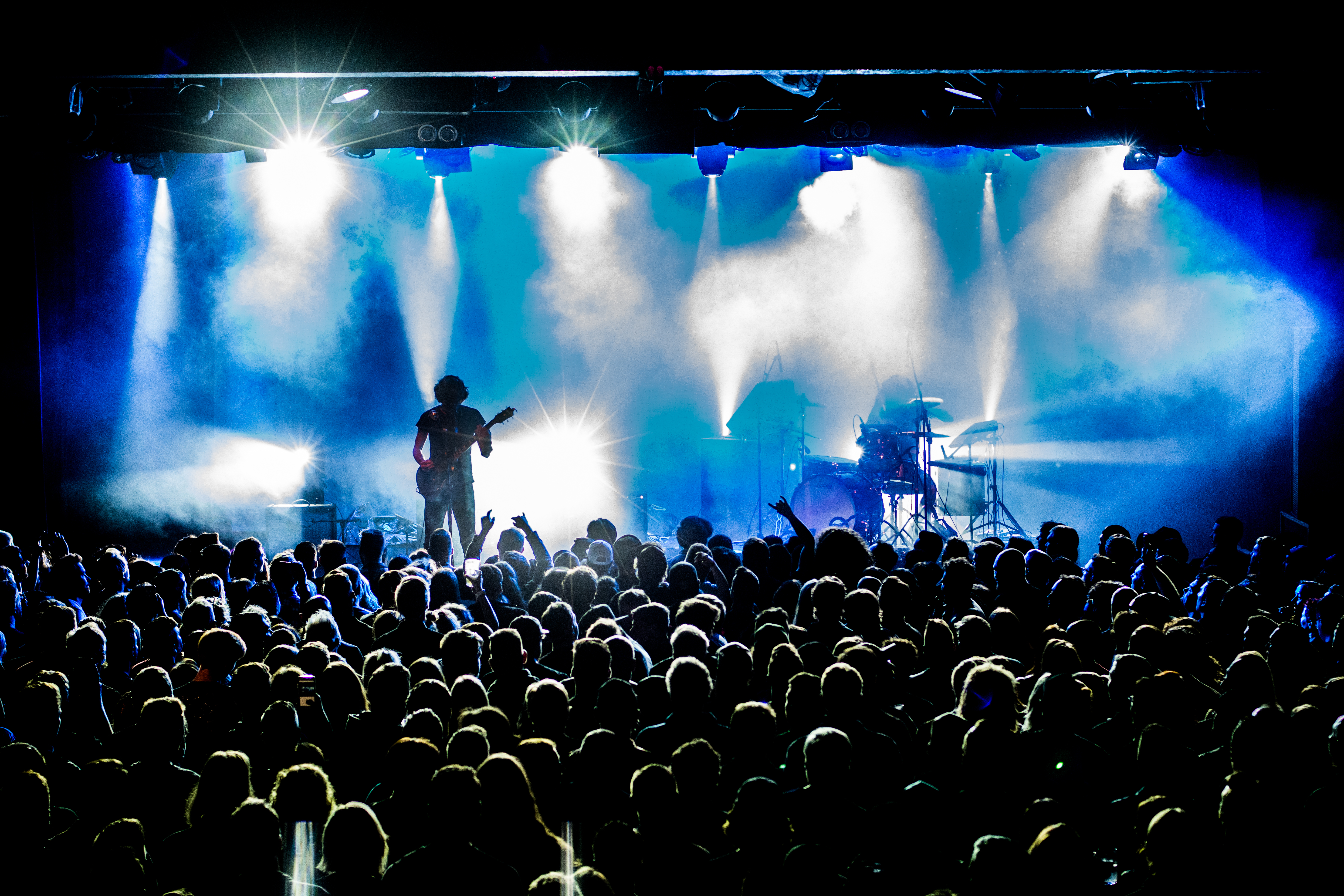 Black Pistol Fire performing at Commodore Ballroom, Vancouver - concert photography by Michael Caswell